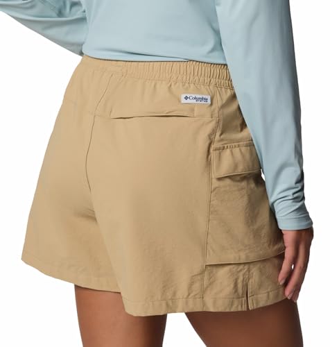 Columbia Women Omni-Shade Wild Cast Short, Brown, S, Outdoor Lifestyle | Watersports