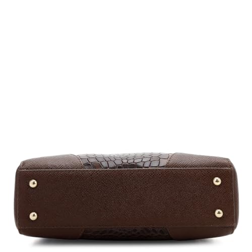 Da Milano Leather Sling Bag for Women - Walnut Brown