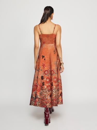 Label RITU KUMAR Orange Cherry Long Dress