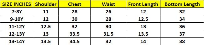 LILPICKS Girls One Shoulder Embellished Choli with Printed Lehenga Set (Yellow) (Size 7-8Y)