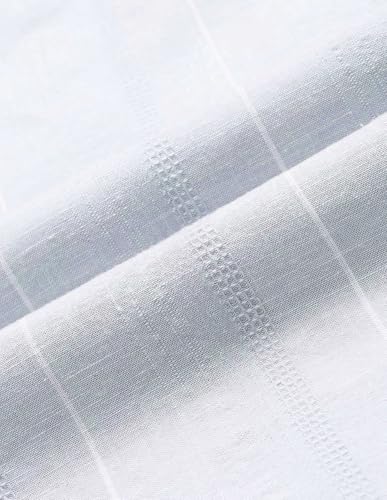 Arrow Sports Men's Striped Slim Fit Shirt (ASAEOSH1770_Light Grey