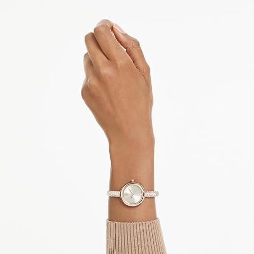 Swarovski Sublima Bangle Watch, Swiss Made, Metal Bracelet, Rose Gold Tone, Rose Gold-Tone Finish