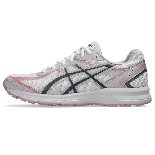 ASICS Unisex Jog 100S White/Carbon Sneakers - 12 UK Men/ 11 UK Women (1203A684.103)