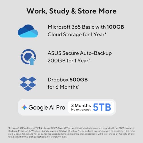 ASUS Vivobook 14 Flip (2026),Intel Core Ultra 7 355 (Series 3),Intel iGPU,16GB RAM,512GB SSD,FHD+ OLED,Touch screen,14"(35.5 cm),Win 11,M365 Basic(1Y),Office 24,Gray,1.57 Kg,TP3407AA-SG123WS,AI Laptop