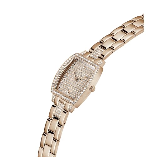 GUESS Women 24 mm Rose Gold Dial Analog Watch- GW0611L3