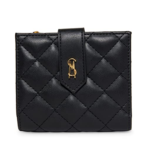 Steve Madden Womens Steve Madden JEM Bifold Card Case, Black, One Size US, Black, One Size