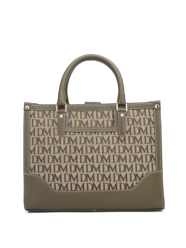 Da Milano Genuine Leather Brown Book Tote (Small) (01446S)