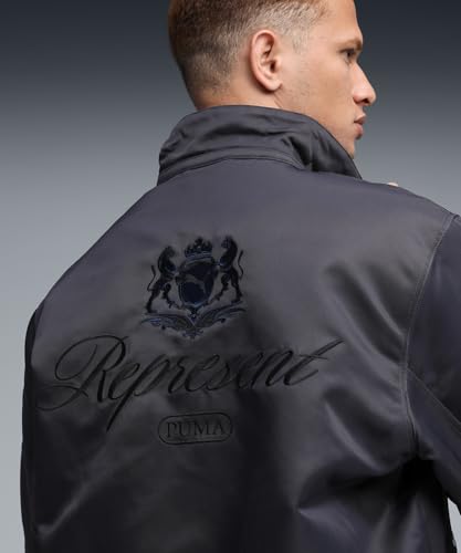 Puma | x REPRESENT Men's Padded Bomber Jacket | Flat Dark Gray | L