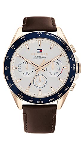 Tommy Hilfiger Silver White Dial Round Shaped Casual Men Watch_TH1791966W