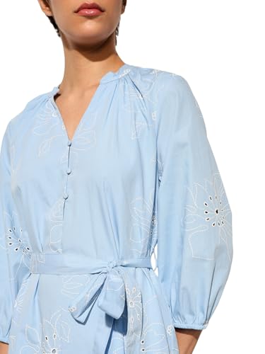 ONLY Women's Fit and Flare Blue Dress