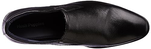 Hush Puppies Men's AARON SLIPON E 23 Formal Shoes (8556001_BLACK_7 UK)