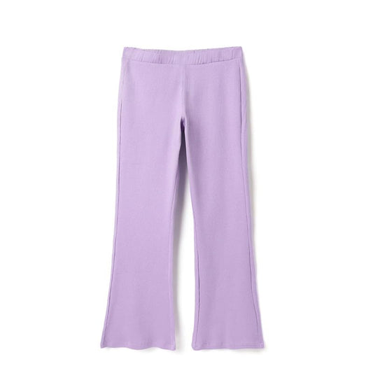 United Colors of Benetton Solid Regular Fit Rib Flared Pants