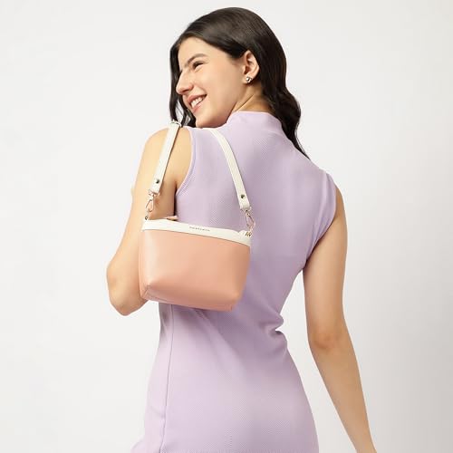Fastrack Off Duty Sling Bag for Women | Small Size with Top Zip Closure, Detachable & Adjustable Sling Belt & Inner Access Pockets | Trendy Everyday Sling Bag
