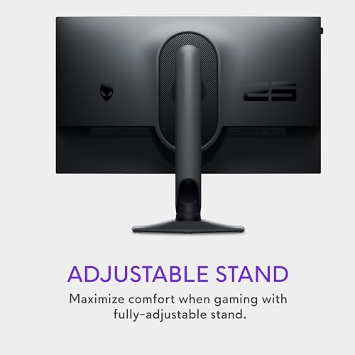 Alienware AW2524HF Gaming Monitor - 24.5-inch (1920x1080) 500Hz (Overclock) 0.5ms Display, Height/Tilt/Swivel/Pivot Adjustability, 3yr Advanced Exchange - Black