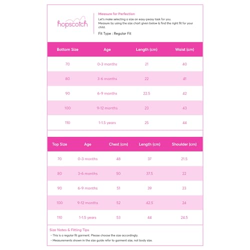 Hopscotch Baby Girls Cotton Solid And Polyester Short Set In Pink Color For Ages (6-9 Months)