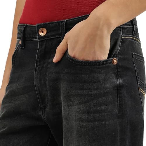 United Colors of Benetton Men's Bootcut Jeans (25A4BMRG1314I901_Black