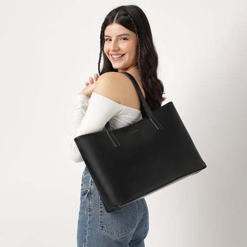 Fastrack Large-sized College Tote Bag for Women, Girls and Ladies
