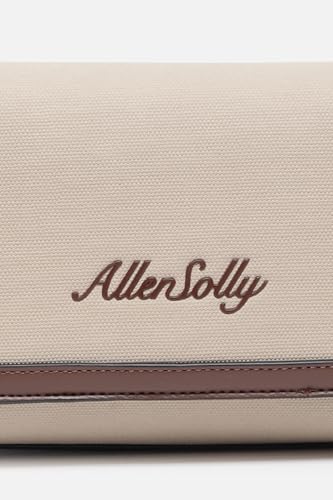 Allen Solly Women Brand Logo Printed Textured Crossbody Bag
