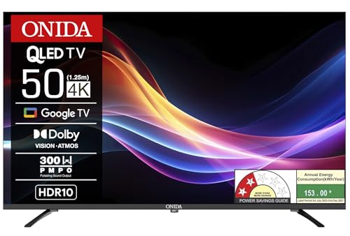 Onida 126 cm (50 inches) Nexg Series 4K QLED Smart Google TV QZ50UI