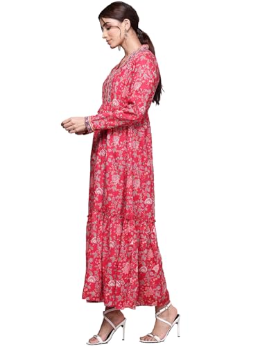 Aarke Ritu Kumar Red Zavian Long Dress