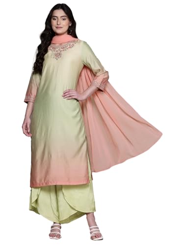 Aarke Ritu Kumar Multi Ombree Play Kurta With Pant And Dupatta