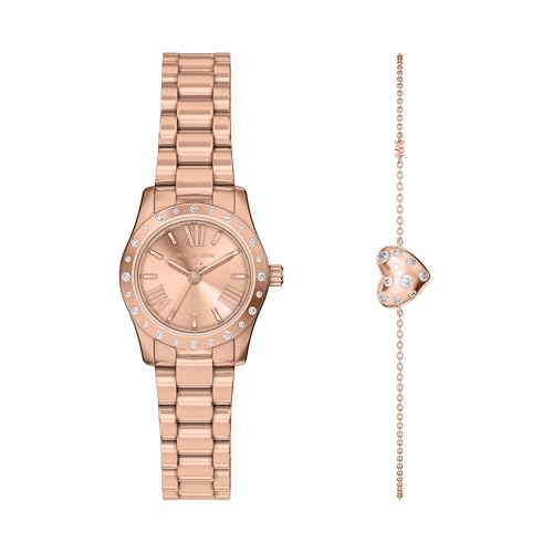 Michael Kors Lexington Rose Gold Quartz Stainless Steel Watch MK4994SET