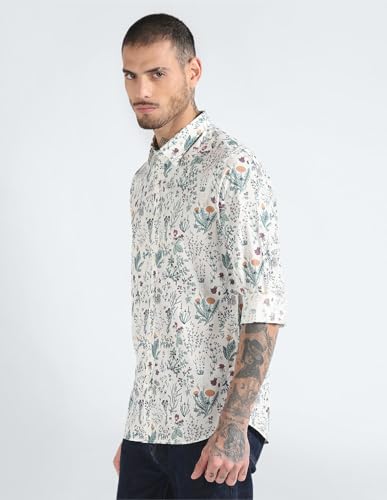 Cotton Modal Floral Shirt