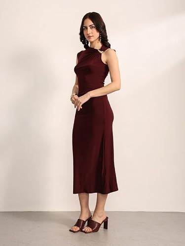 Kazo Cocktail Maxi Dress (Wine S)