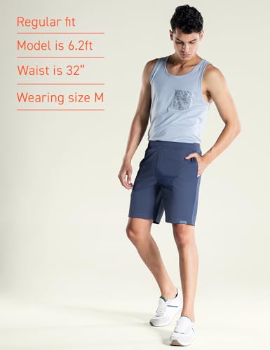 DAMENSCH Men 500 Day Shorts - Honour Blue - Medium