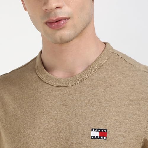 Tommy Hilfiger Mens Brown Color Tshirt (XL)