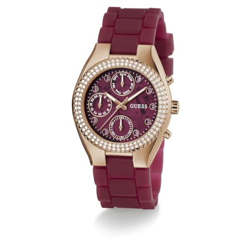 GUESS Jelly Purple Round Dial Analog Women's Watch - GW0773L3