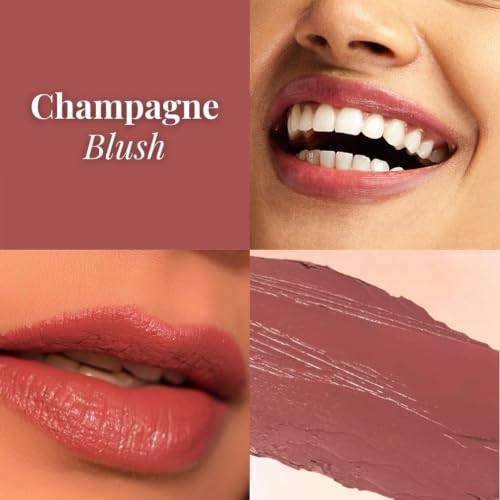 RAS Luxury Oils Lumiere Satin Matte Mini Lipstick Set of 3 for women | Long Lasting Hydrating Satin Matte Lipsticks | Creamy Pigmented Mini Lipstick Trio | Travel Size Lipstick Set for women | Lightweight Lipstick