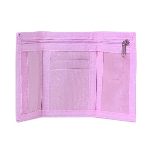 HAMSTER London Perky Unicorn Wallet - Pink, Two Zipped Compartments, Compact Size (L10 x W5 x H0.5)