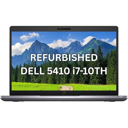 Dell_Model 5410 Laptop | i7 10th Gen Processor | 8GB DDR4 RAM | 256GB SSD | UHD Graphics 620 14" Screen | Win 10 Pro (Pre-Owned & Tested)