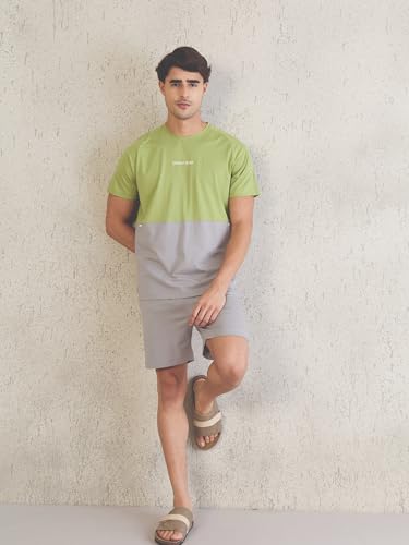 Sweet Dreams Men's Colorblocked Shorts Set
