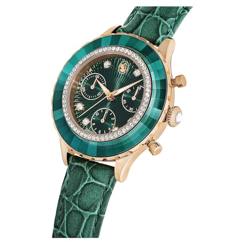 Swarovski Octea Chrono Watch, Green, Modern