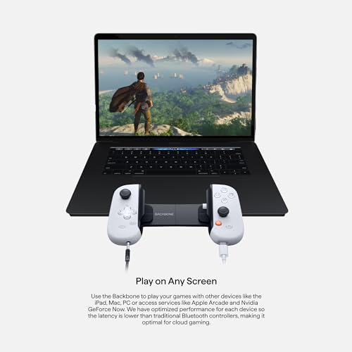Backbone 2nd Gen PlayStation Edition Online Game Services Console for Android and iPhone 15 Series (USB-C) Turn Your Phone into a Gaming Console - Play PlayStation, Xbox, Call of Duty & More