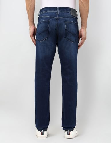 U.S. Polo Assn. Denim Co. Men's Brandon Slim Tapered Fit Blue Jeans (UDJEN1858_Blue_34)