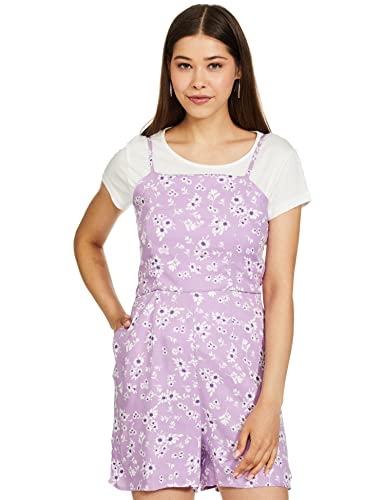 max Women Printed Strappy Playsuit Set (SU23PLAY06LILAC)_L