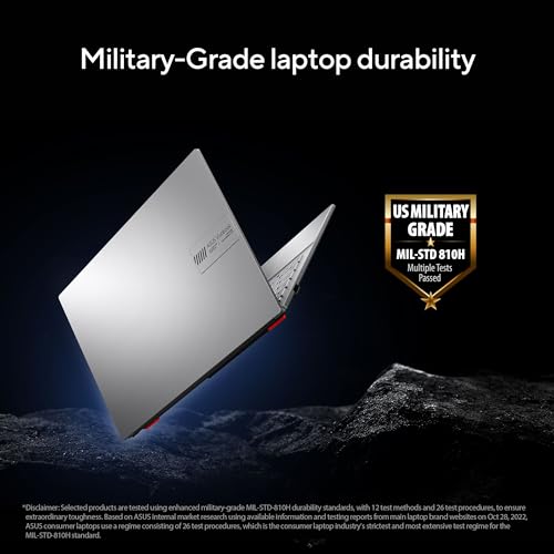 ASUS Vivobook Go 14, AMD Ryzen 5 7520U Processor, 8GB RAM,512GB SSD,AMD Radeon iGPU, 14" FHD, Windows 11,M365 Basic (1Year)*,Office Home 2024, Silver, 1.38 kg, E1404FA-EB2521WS, Thin & Light Laptop