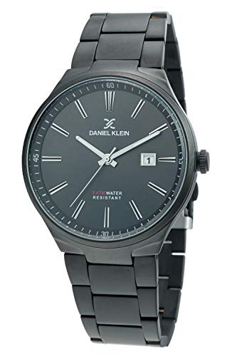 Daniel Klein Analog Gunmetal Dial Men's Watch-DK.1.12272-5