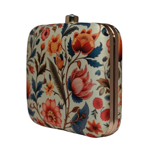 Artklim Floral Printed Clutch