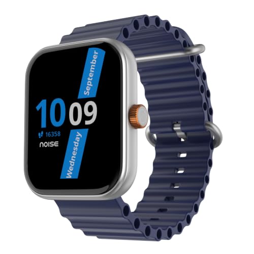 Noise ColorFit Pulse Air Square Dial Smartwatch with BT Calling, 1.85" TFT Display, Lightweight 45g Design, Heart Rate & Step Tracking, Multi-Sport Modes, Find My Phone, Water Resistant (Cobalt Blue)