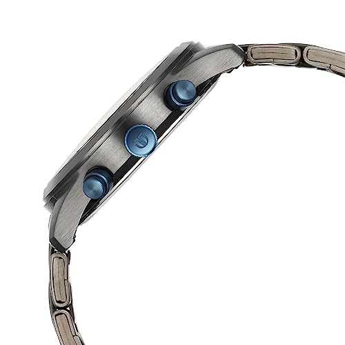 Titan Neo Splash Quartz Multifunction Anthracite Dial Anthracite Stainless Steel Strap Watch for Men - NT1805KM07