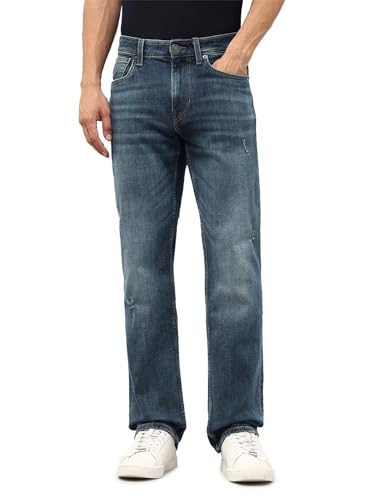U.S. Polo Assn. Denim Co. Men's Harold Slim Straight Fit Blue Jeans (UDJEN1891_Blue_30)
