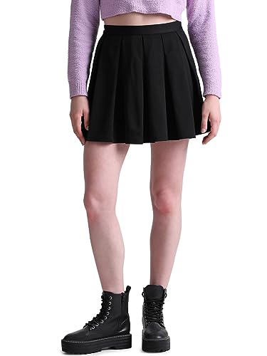 Only Women's Above Knee Black Skirt_