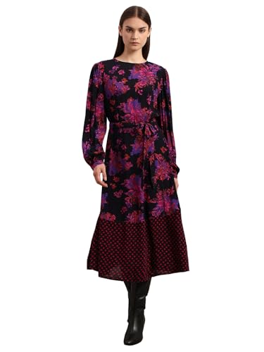 VERO MODA Women's Fit and Flare Black Dress