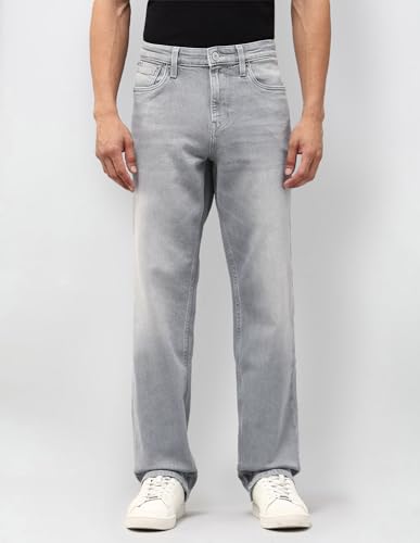 U.S. Polo Assn. Denim Co. Men's Relaxed Jeans (UDJEN2023_Mid Grey
