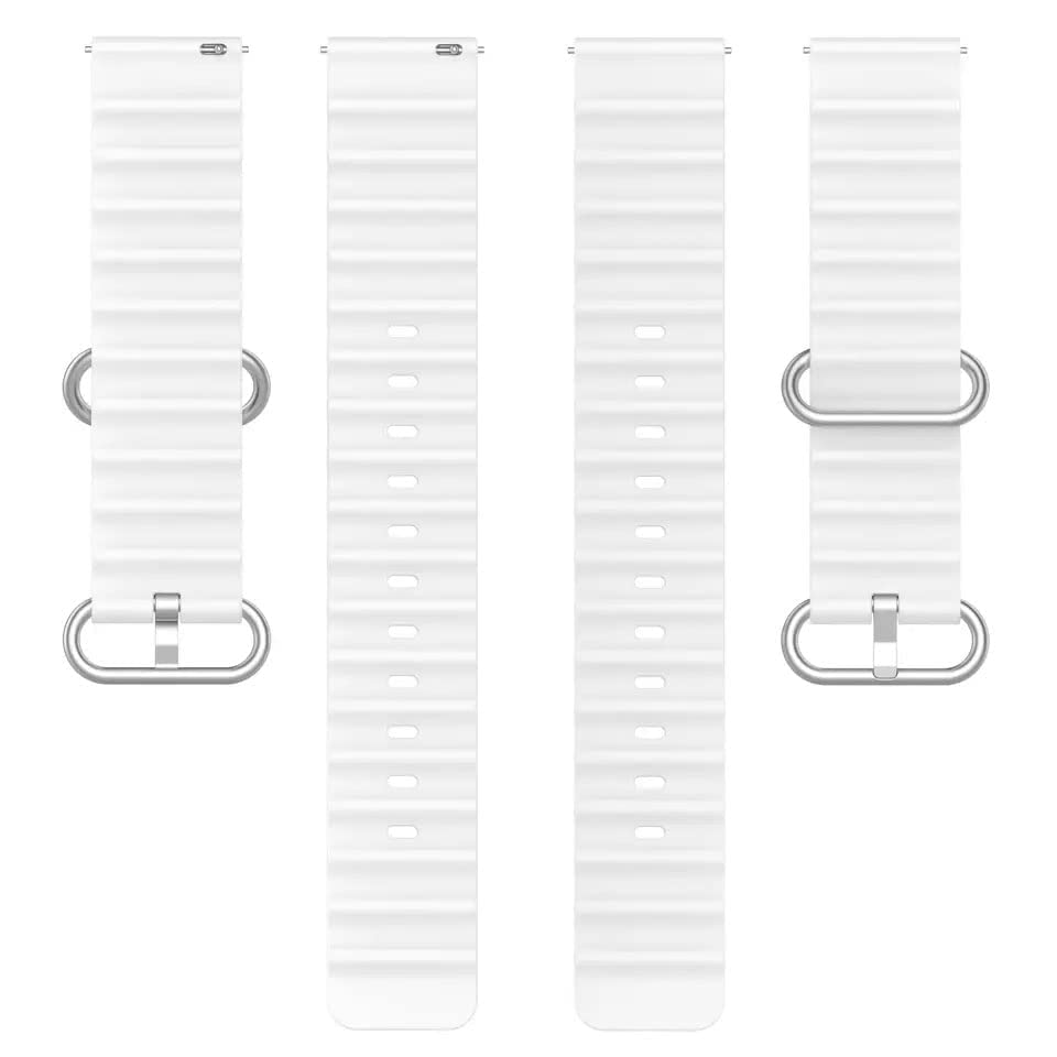 ADAMO 22mm Watch Strap compatible for Phoenix Ultra/Phoenix/Pulse 2/Xtend Pro/Xtend Call and ALL 22mm wristwatch and smartwatches P26BIW09-P26BIG09