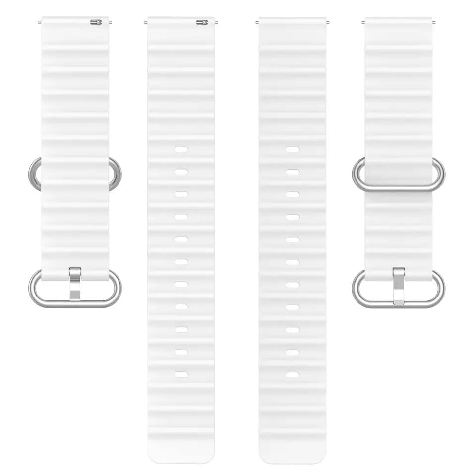 ADAMO 22mm Watch Strap compatible for Phoenix Ultra/Phoenix/Pulse 2/Xtend Pro/Xtend Call and ALL 22mm wristwatch and smartwatches P26BIW09-P26BIO09